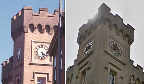 Ipswich Historic Lettering: County Hall clock 3