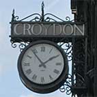 Ipswich Historic Lettering: Croydons clock 2
