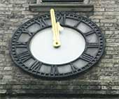 Ipswich Historic Lettering: St Clement clock 2