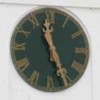 Ipswich Historic Lettering: Shamrock clock 2