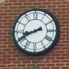Ipswich Historic Lettering: Station clock 2