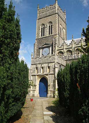 Ipswich Historic Lettering: St Margaret clock 1