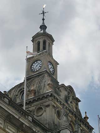 Ipswich Historic Lettering: Town Hall clock 3