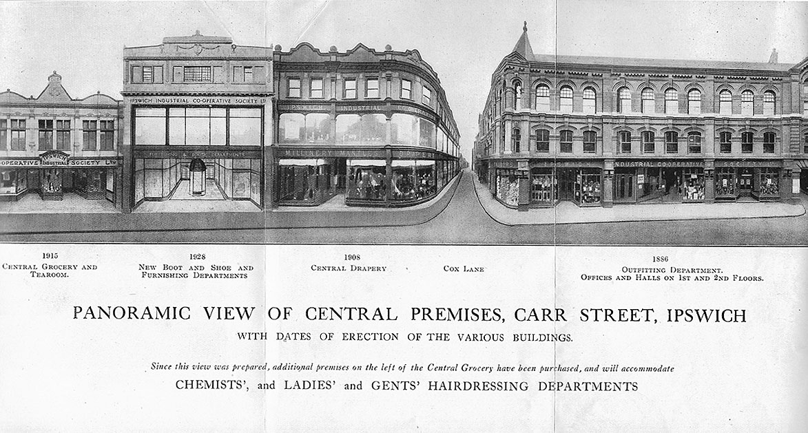 Ipswich Historic Lettering: Co-op Carr Street 1928