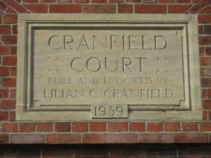 Ipswich Historic Lettering: Cranfield Court