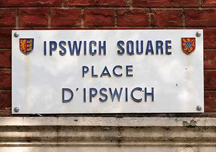 Ipswich Historic Lettering: Ipswich crest, Arras 1