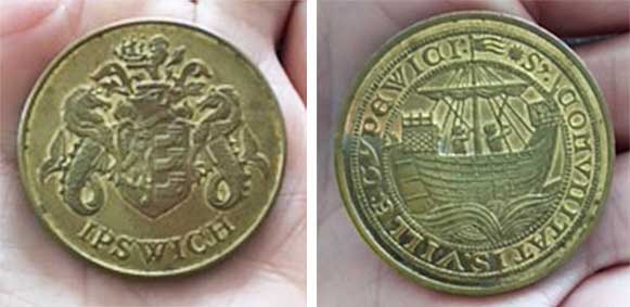 Ipswich Historic Lettering: Ipswich coin