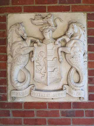 Ipswich Historic Lettering: Crematorium coat of arms