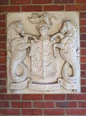 Ipswich Historic Lettering: Crematorium crest