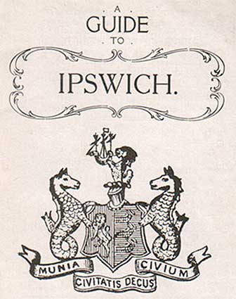 Ipswich Historic Lettering: Ipswich guide book 1906