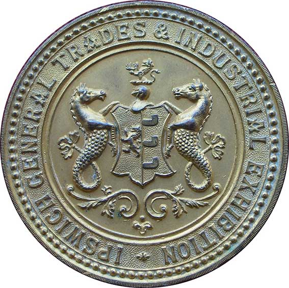 Ipswich Historic Lettering: Ipswich medal 1897