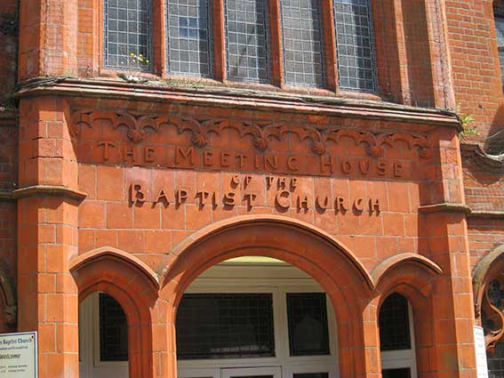 Ipswich Historic Lettering: Cromer Baptist Church