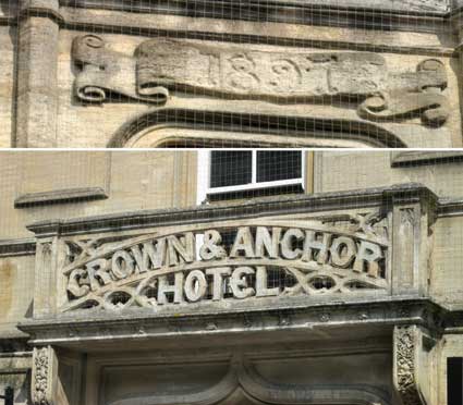 Ipswich Historic Lettering: Crown & Anchor 4