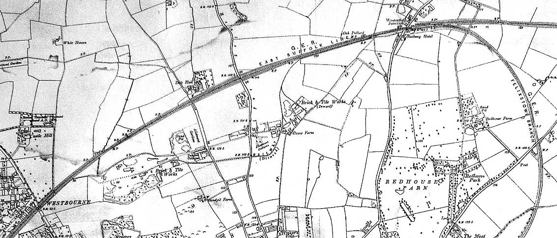 Ipswich Historic Lettering: Dales brickworks map
