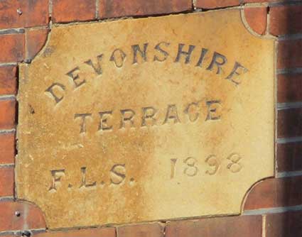 Ipswich Historic Lettering: Devonshire Terrace 2