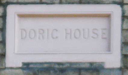 Ipswich Historic Lettering: Doric House 2