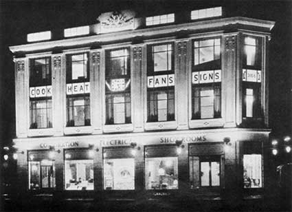 Ipswich Historic Lettering: Electric House 1939