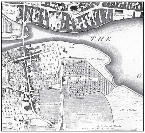 Ipswich Historic Lettering: Felaw map 3