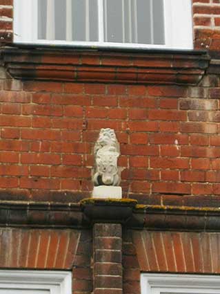 Ipswich Historic Lettering: Felixstowe lion moulding 2