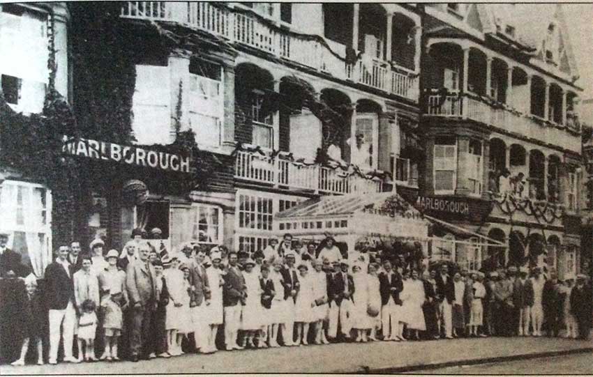 Ipswich Historic Lettering: Felixstowe Marlborough Hotel 1930s