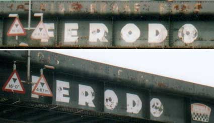 Ipswich Historic Lettering: Ferodo bridge 2
