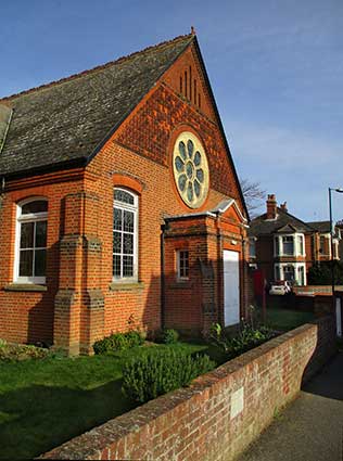 Ipswich Historic Lettering: Felixstowe Wyclif Hall 2