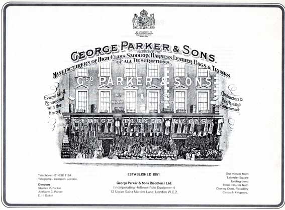 Ipswich Historic Lettering: George Parker ad 1