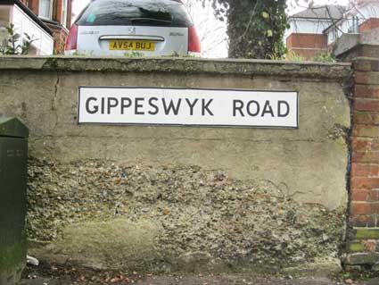 Ipswich Historic Lettering: Gippeswyk Park 12