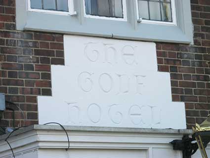 Ipswich Historic Lettering: The Golf Hotel 1