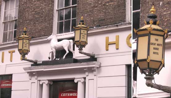 Ipswich Historic Lettering: Great White Horse 2