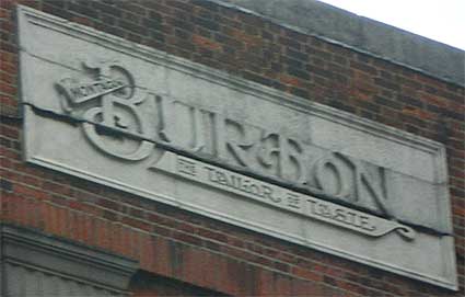 Ipswich Historic Lettering: Guildford Burton sign