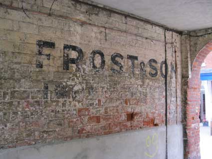 Ipswich Historic Lettering: Frost & Son 3