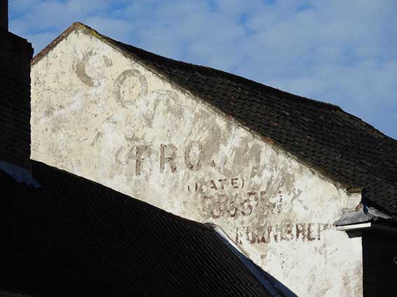 Ipswich Historic Lettering: Frost ghost sign 2
