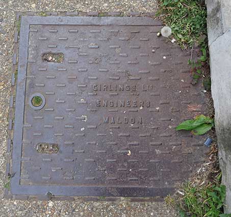 Ipswich Historic Lettering: Handford Rd drain cover