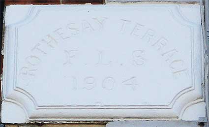 Ipswich Historic Lettering: Rothesay Terrace FLS 2