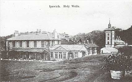 Ipswich Historic Lettering: Holywells Mansion 1904