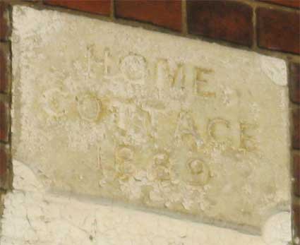 Ipswich Historic Lettering: Home Cottage 2