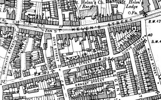 Ipswich Historic Lettering: H.W. Turner map