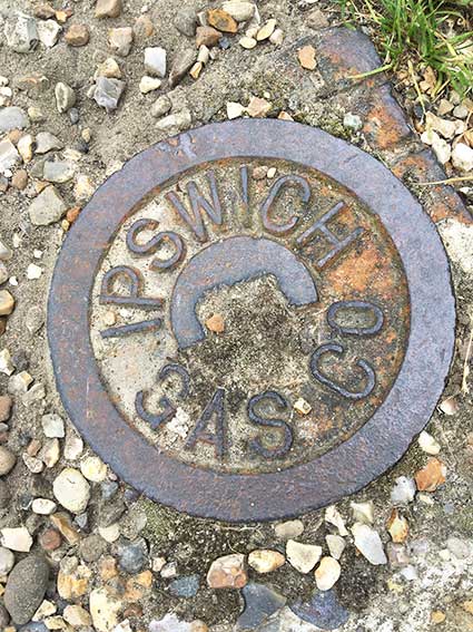 Ipswich Historic Lettering: Ipswich Gas Co. cover