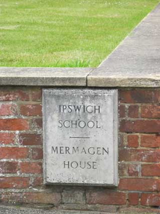 Ipswich Historic Lettering: Ipswich School