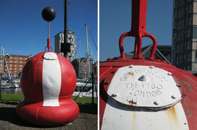 Ipswich Historic Lettering: Island buoy 2