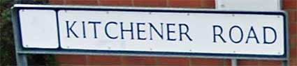 Ipswich Historic Lettering: Kitchener Road sign