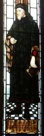 Ipswich Historic Lettering: Geoffrey Chaucer window