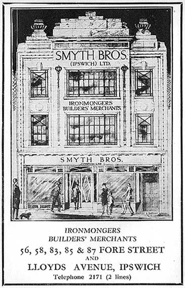 Ipswich Historic Lettering: Lloyds Avenue Smyth 1947