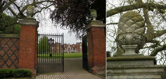 Ipswich Historic Lettering: Mansion gates