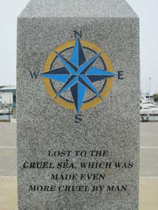 Ipswich Historic lettering: Merchant Seamen 6