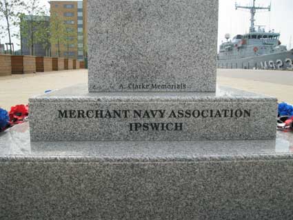 Ipswich Historic lettering: Merchant Seamen 7