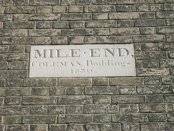 Ipswich Historic Lettering: Mile End 1