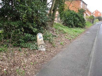 Ipswich Historic Lettering: Milepost Hadleigh Rd 1