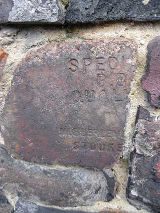 Ipswich Historic Lettering: Mobberley brick